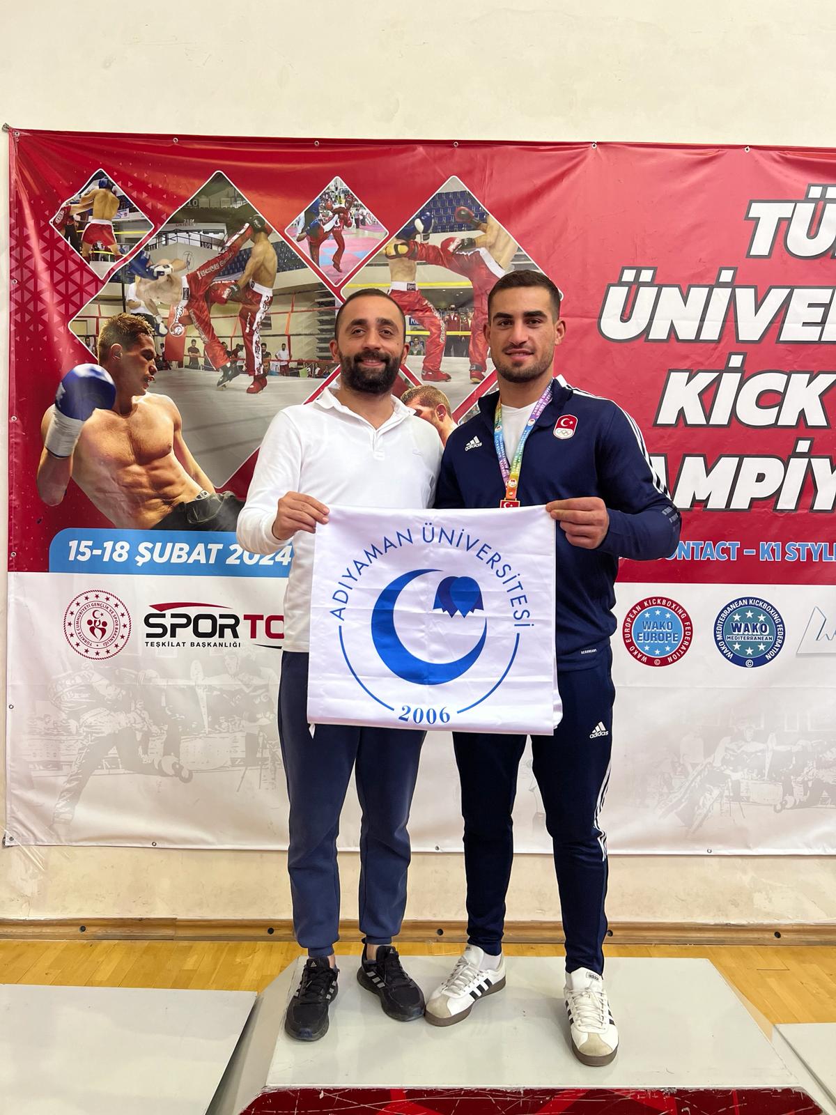 ADYÜ Spor Bilimleri Fakültesi Öğrencisi Emrah Yaşar Altın Madalya Kazandı