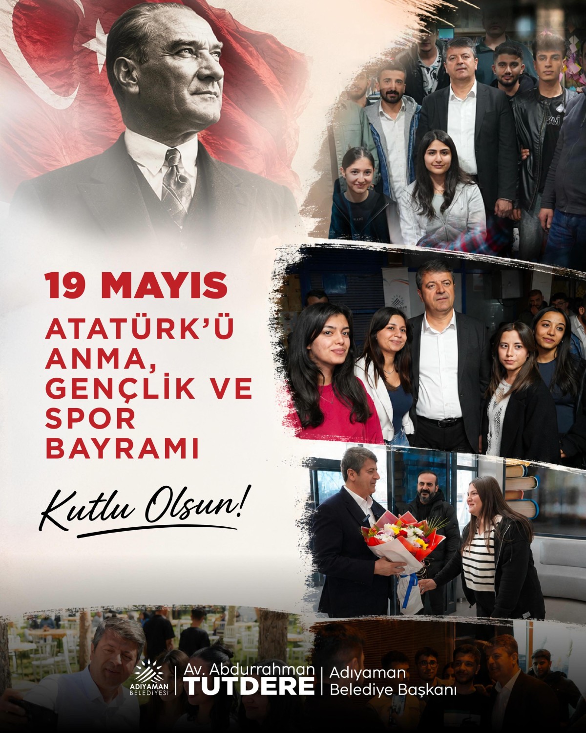 Başkan Tutdere’den 19 Mayıs Atatürk’ü Anma, Gençlik ve Spor Bayramı Mesajı: “Geleceğimizi Gençlerimizin Enerjisiyle İnşa Ediyoruz”
