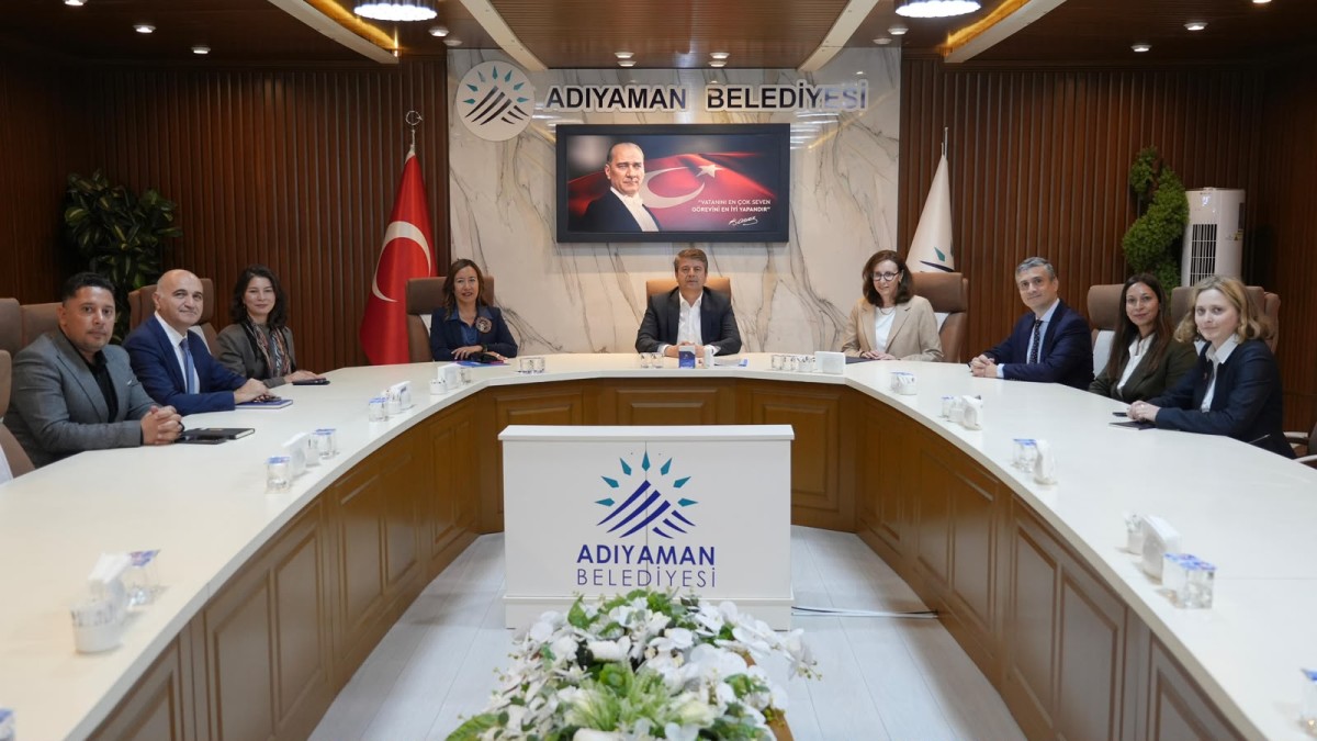 Birleşik Krallık ve UNDP Heyetinden Adıyaman Belediyesi’ne Ziyaret