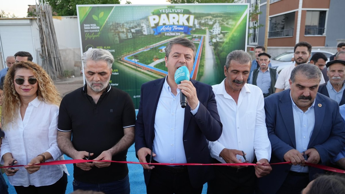 Yeşilyurt Mahallesi Modern Parkına Kavuştu Başkan Tutdere: “Adıyaman’ı Yeşil, Temiz ve Yaşanabilir Bir Şehir Haline Getireceğiz”