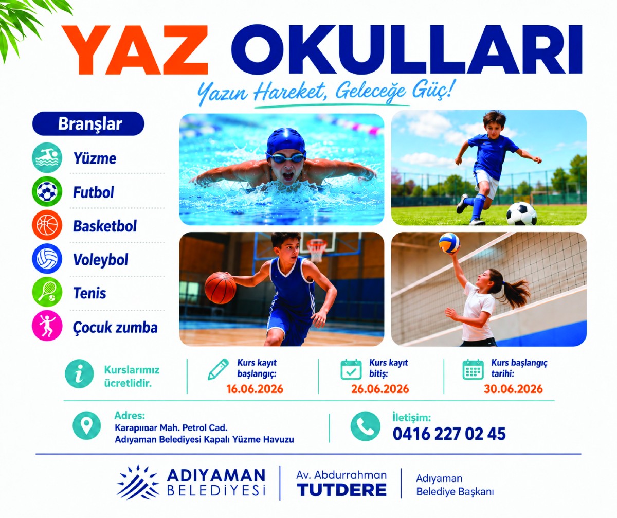 Adıyaman Belediyesi Yaz Okulları