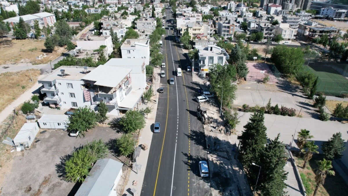 Hısnı Mansur Caddesinde Çizgiler Çekildi, Cadde Trafiğe Açıldı
