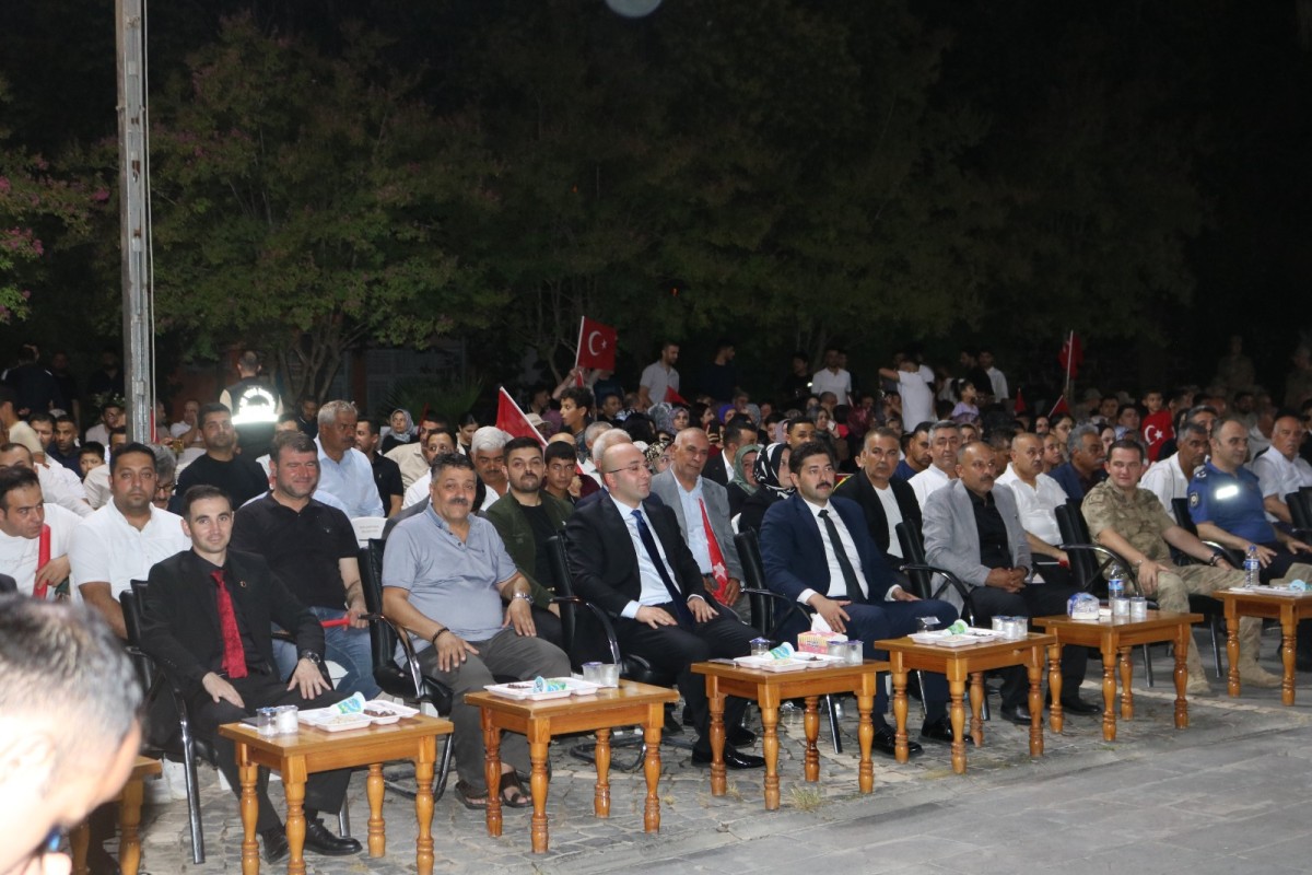 Ceylanpınar'da 15 Temmuz Demokrasi ve Milli Birlik Günü Coşkuyla Anıldı