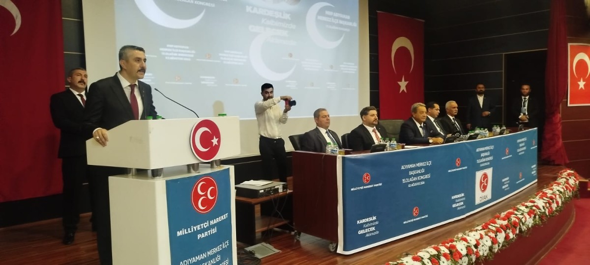Selçuk Aslancan, MHP Adıyaman Merkez İlçe Başkanlığında Yeniden Seçildi