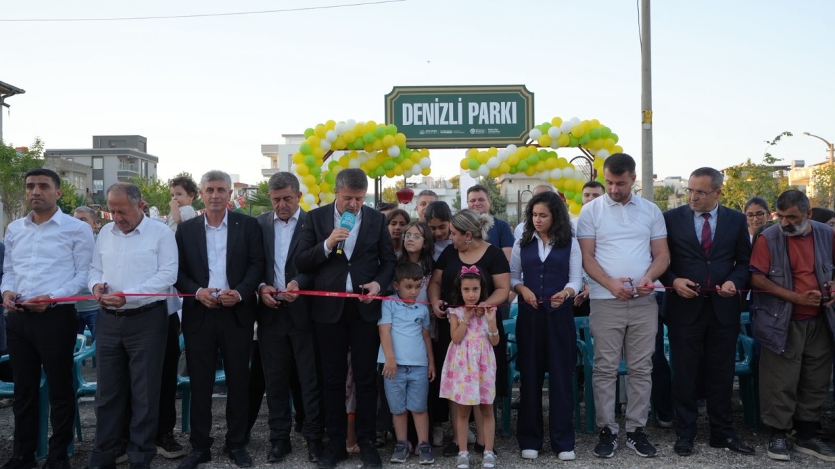 Denizli’den Adıyaman’a 3 Bin 500 Metrekarelik Yaşam Alanı Adıyaman’ın 25’inci Parkı Karapınar’da Açıldı