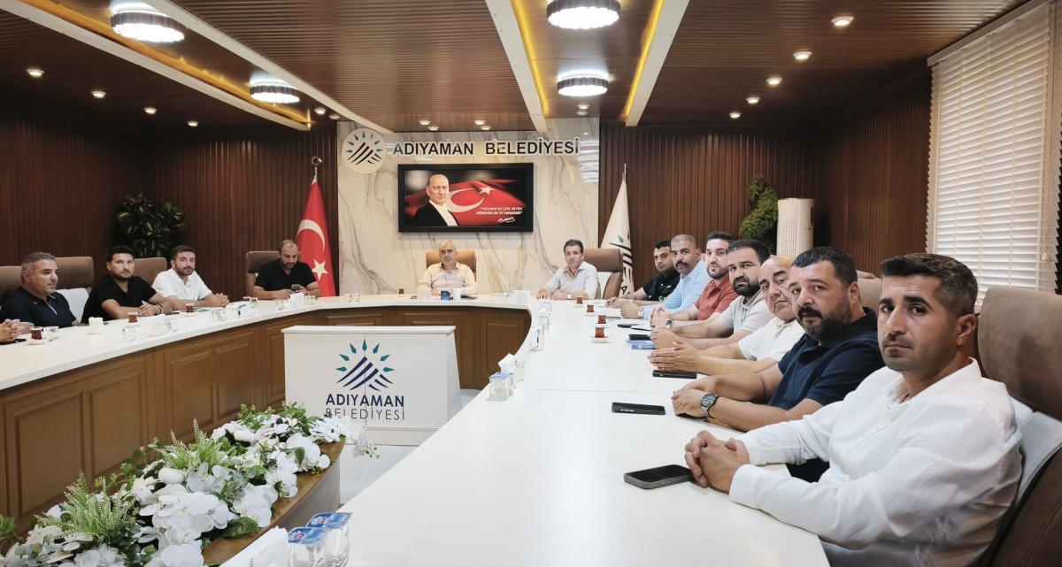 Adıyaman Belediyesi’nde Altyapı Çalışmaları İçin Koordinasyon Toplantısı