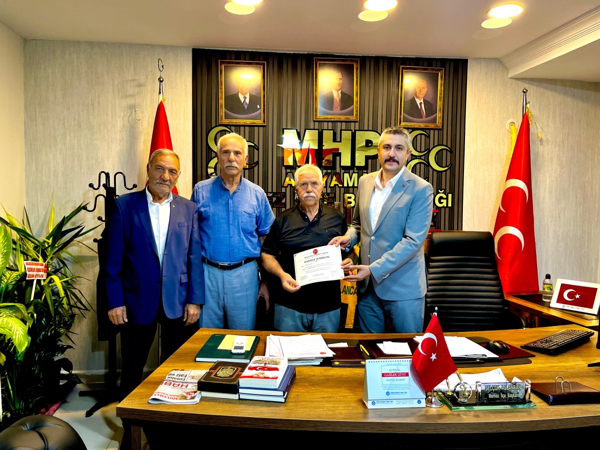 MHP Merkez İlçe Başkanlığından Mahallelerde Teşkilatlanma Atağı