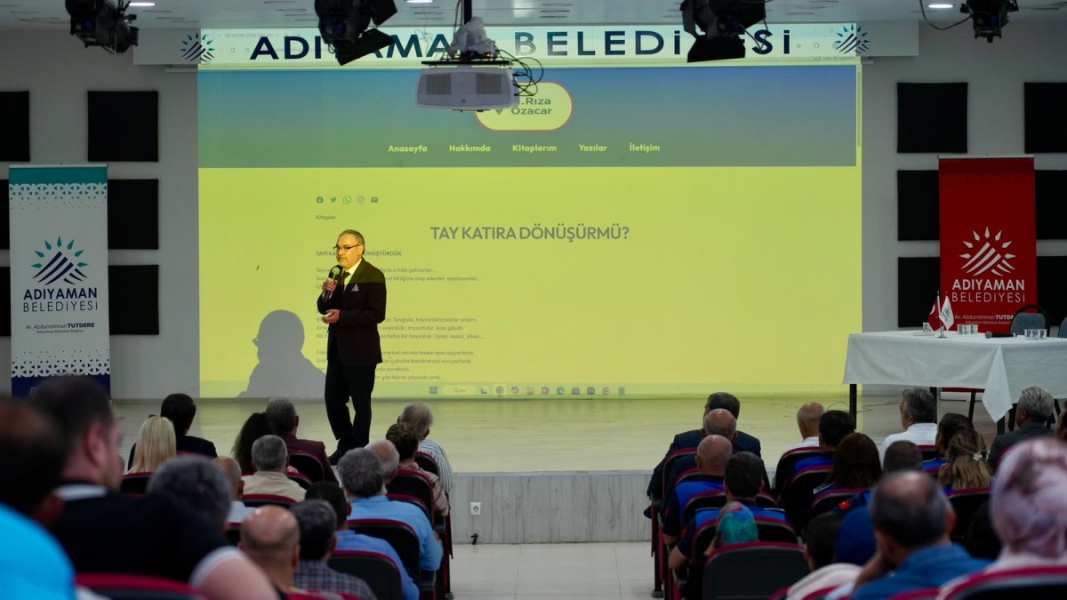 Adıyaman Belediyesi’nden “Adalet, Aile ve Ahlaki Değerler” Konferansı